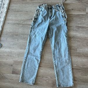 Fashion Nova Jeans Chain Detail